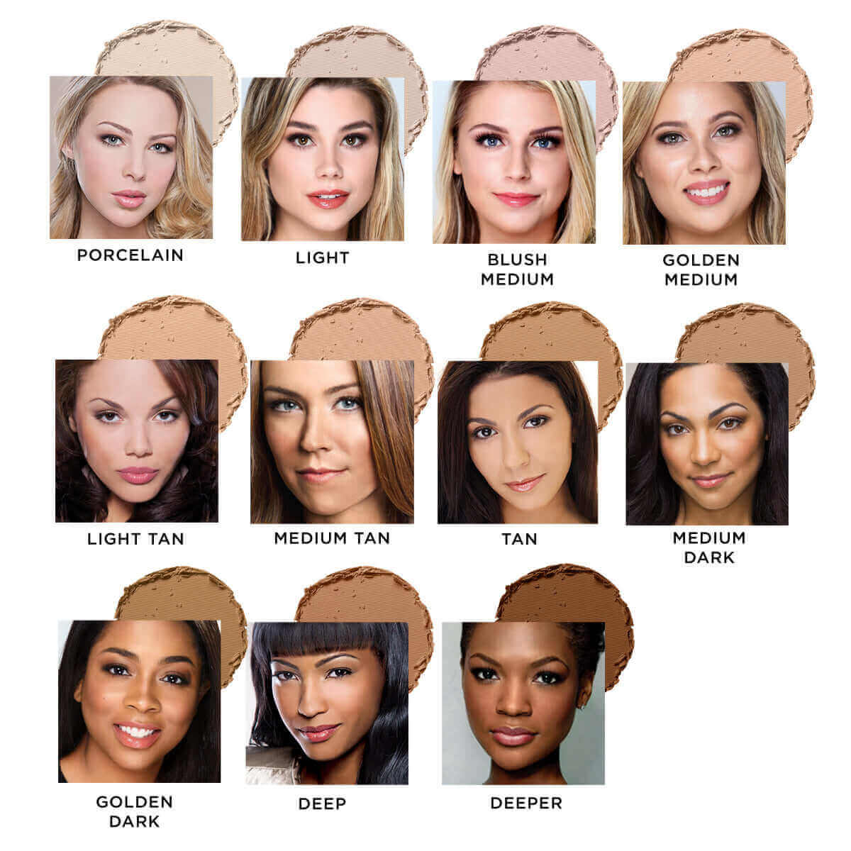 4-in-1 Pressed Mineral Makeup Foundation Mini - Image 3