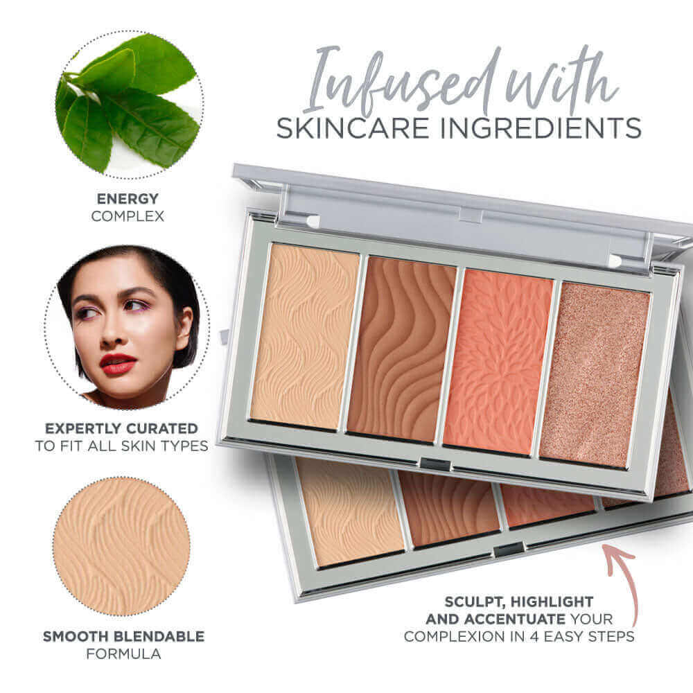 4-in-1 Skin-Perfecting Powders Face Palette - Image 17