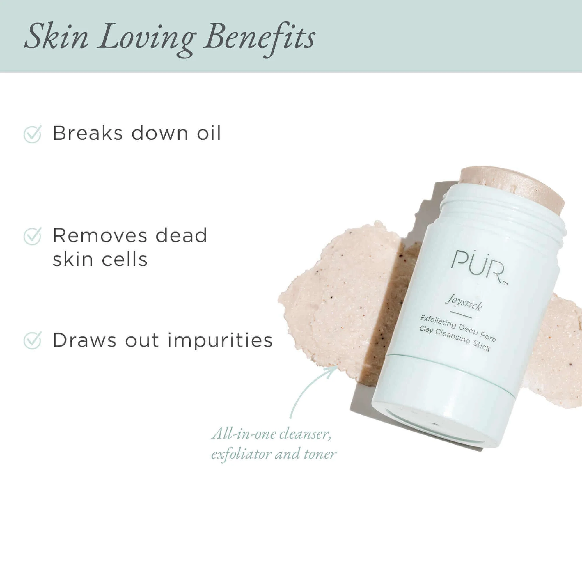 Joystick Exfoliating Deep Pore Clay Cleansing Stick - Image 7